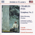 the album cover for Kenneth Schermerhorn - Symphony 2 / Robert Browning Overture