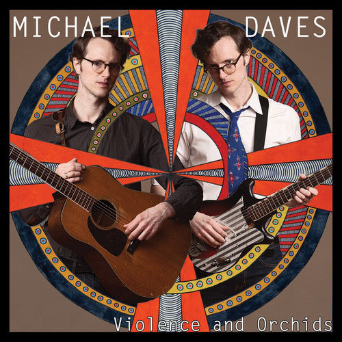 the album cover for Michael Daves - Violence And Orchids