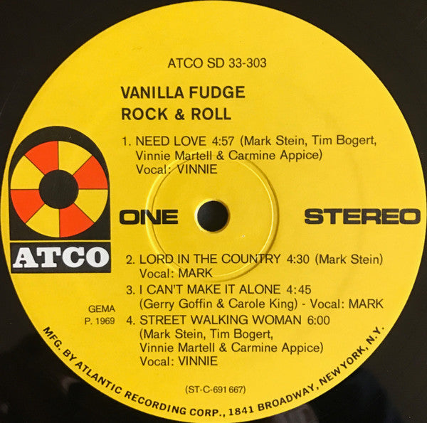 Vanilla Fudge : Rock & Roll (LP, Album)