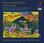 the album cover for Christian Euler / Rivinius,Paul - Hindemith: Sonatas For Viola And Piano