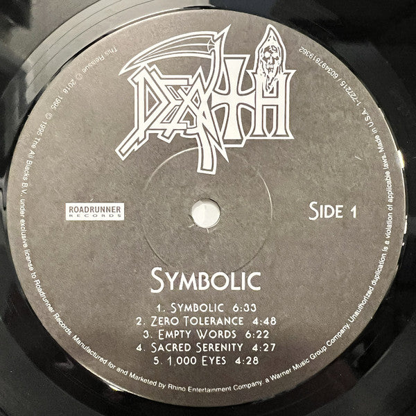 Death (2) : Symbolic (LP, Album, RE, RP)