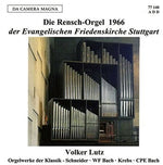 the album cover for W Bach F / Lutz - W.F. Bach, Schneider, J. L. Krebs & C.P.E. Bach: Organ Music