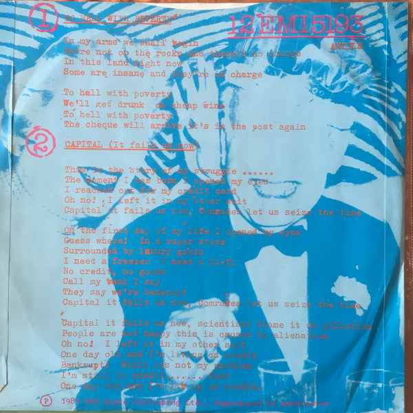 Gang Of Four : To Hell With Poverty (12")