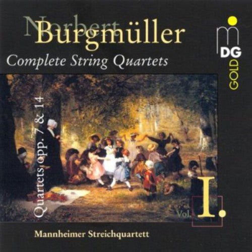 the album cover for N. Burgmuller - Complete String Quartets 1