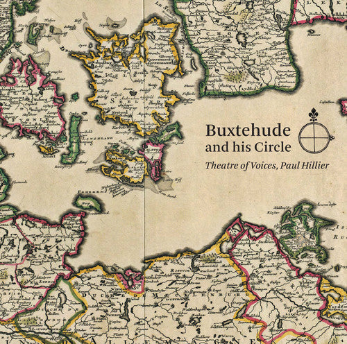 the album cover for Bruhns / Theatre Of Voices / Paul Hillier - Buxtehude & His Circle