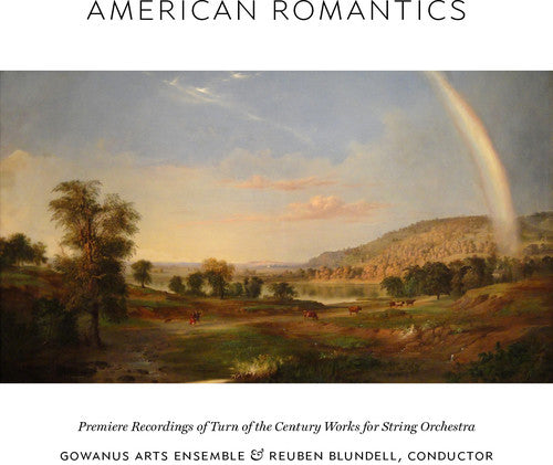 the album cover for Bonvin / Gowanus Arts Ensemble / Reuben Blundell - American Romantics