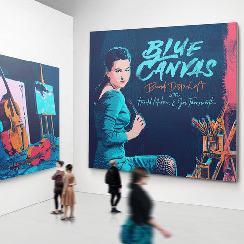 the album cover for Brandi Disterheft - Blue Canvas
