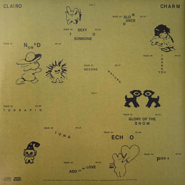 Clairo (2) : Charm (LP, Album, Ltd, Pin)
