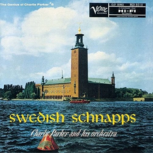 the album cover for Charlie Parker - Swedish Schnapps