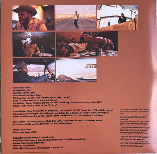 Charley Crockett : Lonesome Drifter (LP, Album, Ltd, Gol)