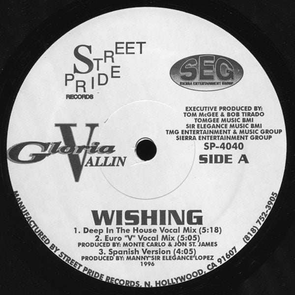 Gloria Vallin : Wishing (12")
