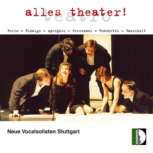 the album cover for Neue Vocalsolisten Stuttgart - Alles Theater