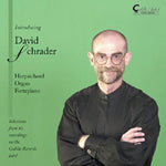 the album cover for David Schrader - Harpsichord Organ & Fortepiano