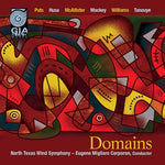 the album cover for Eugene Migliaro - Domains