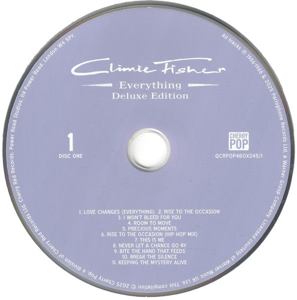 Climie Fisher : Everything (CD, Album, RE + 4xCD, Comp + Box, Dlx, RM)