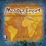 the album cover for North Texas Chamber Choir - Musicks Empire