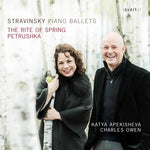 the album cover for Katya Apekisheva - Rite Of Spring & Petrushka