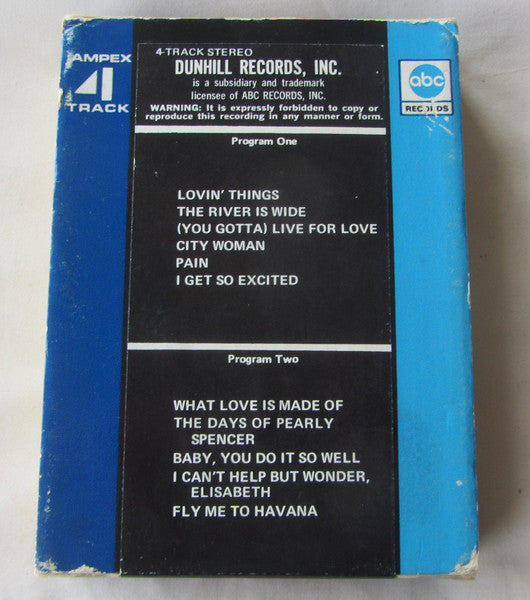 The Grass Roots : Lovin' Things (4-Trk, Album)