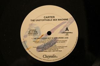 Carter The Unstoppable Sex Machine : The Only Living Boy In New Cross (12", Single, Promo)
