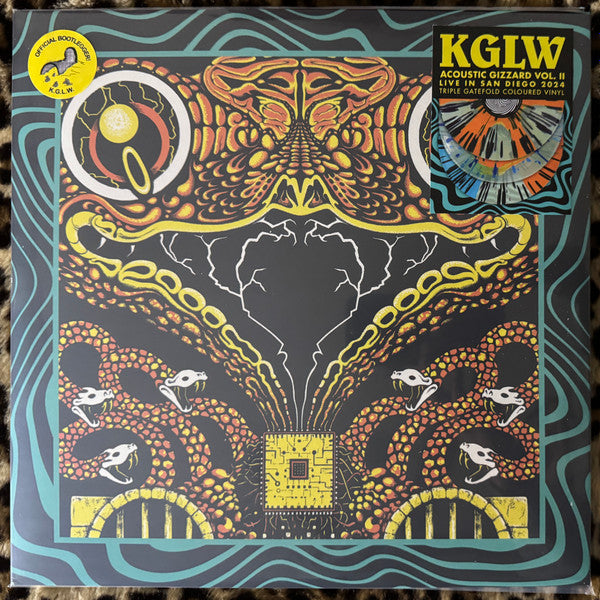 King Gizzard And The Lizard Wizard : Acoustic Gizzard Vol. II - Live in San Diego '24 (LP, Pin + LP, Ora + LP, Tri)