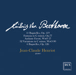 the album cover for L Beethoven V / Henriot,Jean Claude - Jean-claude Henriot - Piano Recital
