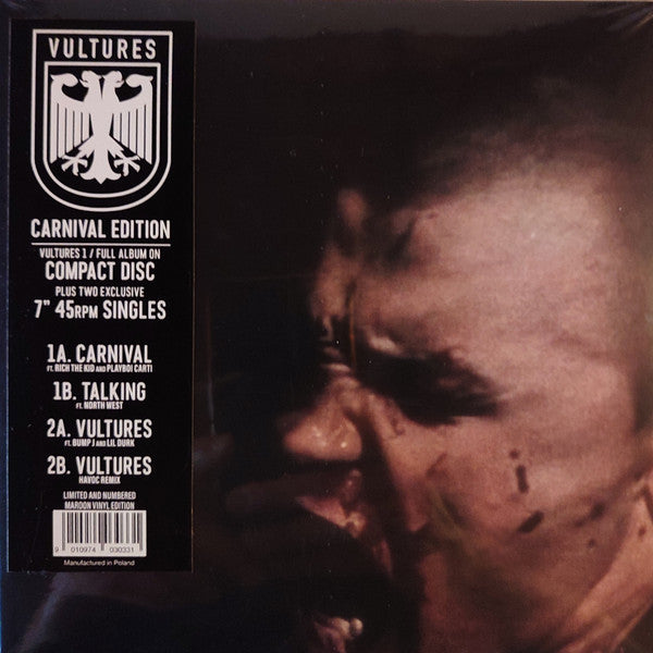 ¥$, Kanye West, Ty$ : Vultures - Carnival Edition (7", Mar + CD, Album + Ltd, Num)