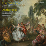 the album cover for Andreas Blau - Franz Krommer: 3 Flute Quartets