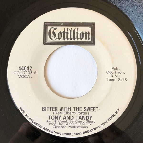 Tony* And Tandy* : Two Can Make It Together (7", Promo, PL)