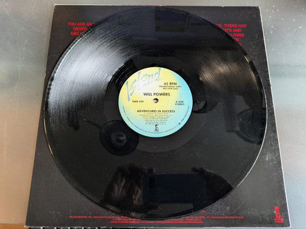 Will Powers : Adventures In Success (12", Promo, SP)