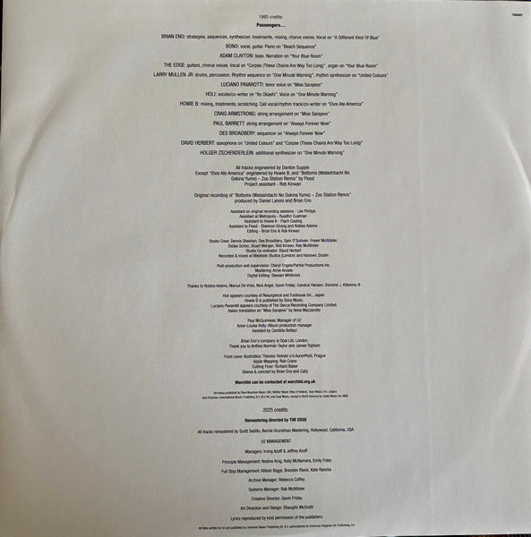 Passengers : Original Soundtracks 1 (2xLP, Album, RSD, Ltd, RE, RM, Rec)