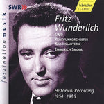 the album cover for Fritz Wunderlich - Fritz Wunderlich Historical Recordings 1954-1965