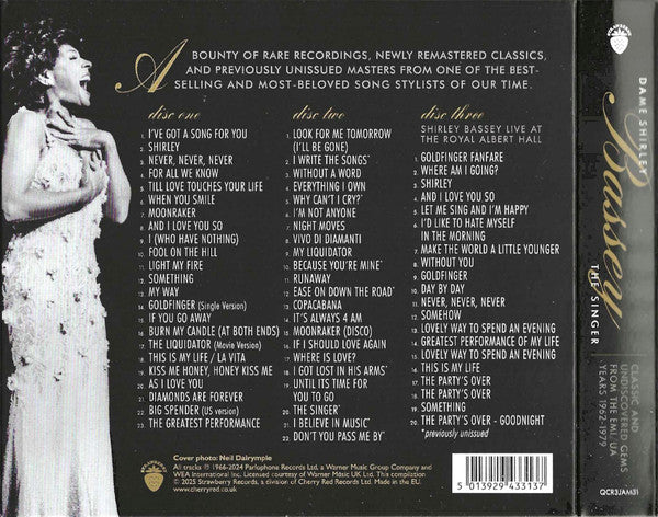Shirley Bassey : Dame Shirley Bassey The Singer (CD, Album, Comp, Mono)