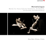 the album cover for P Hindemith / Ziony,Guy Ben - Monodialogue