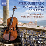the album cover for L Costa / Borralhinho,Bruno / Neves,Pedro - Portuguese Music For Cello & Orchestra