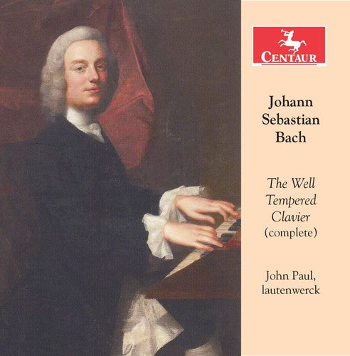 the album cover for John Paul - Bach: The Well Tempered Clavier