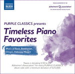 the album cover for L Beethoven V / Jando,Jeno / Biret,Idil - Purple Classics Presents: Timeless Piano Favorites
