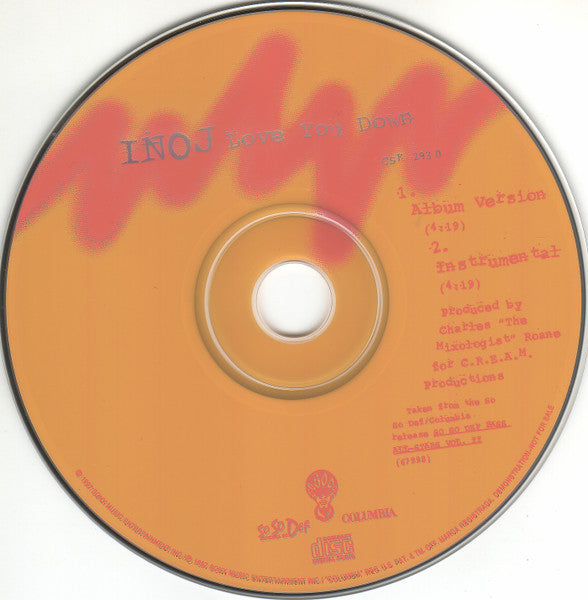 Inoj : Love You Down (CD, Single, Promo)