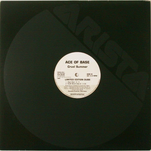 Ace Of Base : Cruel Summer (Limited Edition Dubs) (12", Promo)