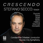 the album cover for Bizet / Stefano Secco / Kaunas City Symphony - Crescendo