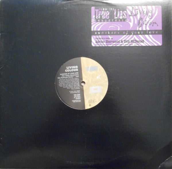 Living Colour : Sunshine Of Your Love (12", Promo)