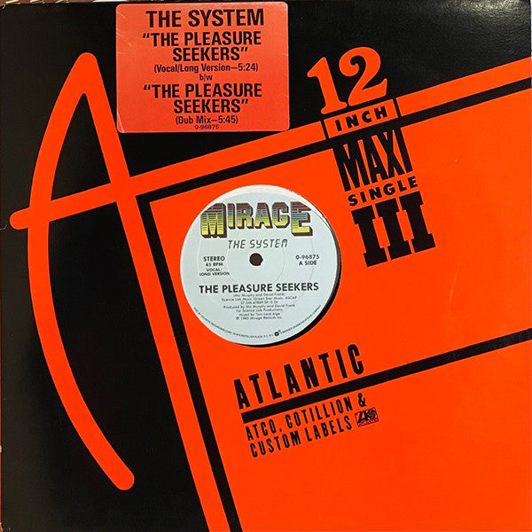 The System : The Pleasure Seekers (12", Maxi)