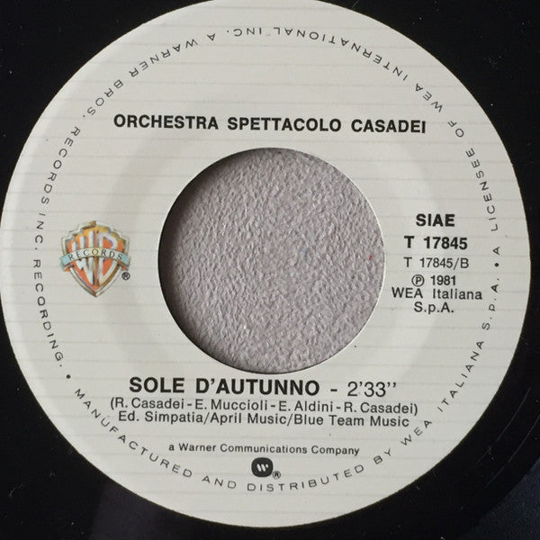 Orchestra Spettacolo Raoul Casadei : Il Turno (7")