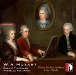 Mozart: Música para clavicémbalo a cuatro manos (CD)