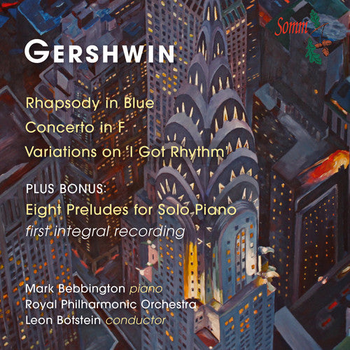 the album cover for Gershwin / Bebbington / Royal Philharmonic - Gershwin: Rhapsody in Blue - Concerto in F