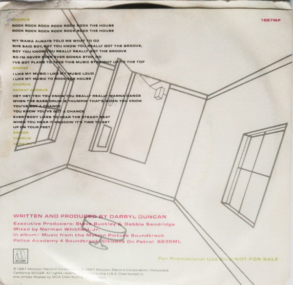 Darryl Duncan : Rock The House (7", Promo)
