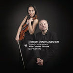 the album cover for Aida-Carmen Soanea - HANNENHEIM: WORKS FOR VIOLA & PIANO