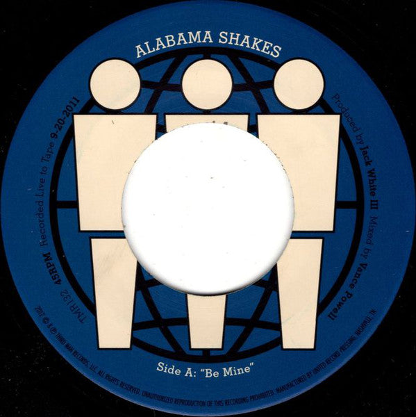 Alabama Shakes : Be Mine (Live At Third Man) (7", Single)