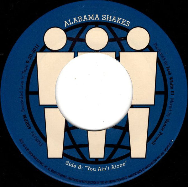 Alabama Shakes : Be Mine (Live At Third Man) (7", Single)