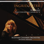 the album cover for Schumann / Ingrid Fliter / Mendez,Antonio - Schumann: Piano Concerto In A Minor