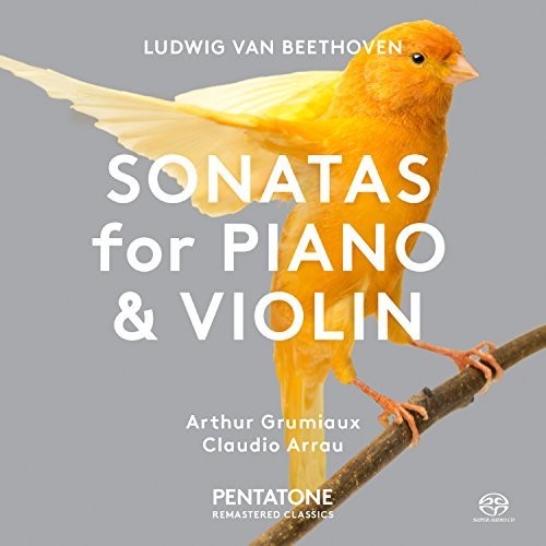 the album cover for Beethoven / Arthur Grumiaux / Arrau,Claudio - Beethoven: Sonatas for Piano & Violin
